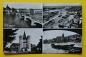 Preview: Ansichtskarte Basel / Ortsansichten / 1950er Jahre / Brücke – Tram – Kleinhüninger Rheinhafen – Spalentor